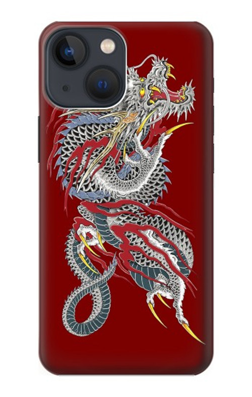 S2104 Yakuza Dragon Tattoo Case Cover Custodia per iPhone 14 Plus