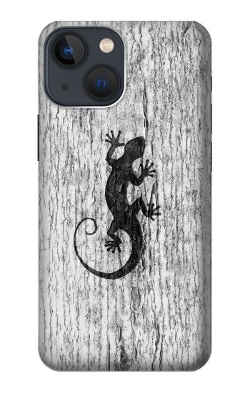 S2446 Gecko Wood Graphic Printed Case Cover Custodia per iPhone 14 Plus