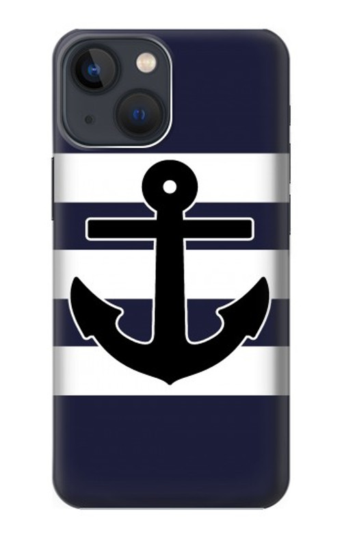 S2758 Anchor Navy Case Cover Custodia per iPhone 14 Plus