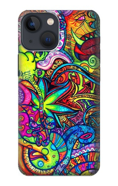 S3255 Colorful Art Pattern Case Cover Custodia per iPhone 14 Plus