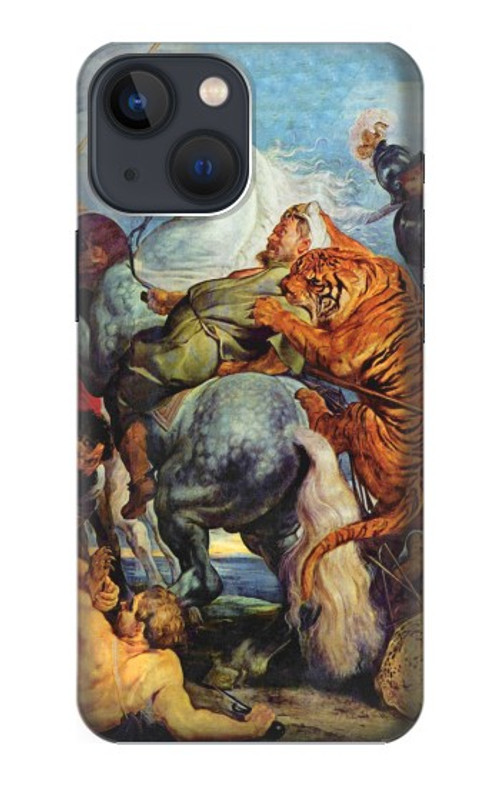 S3331 Peter Paul Rubens Tiger und Lowenjagd Case Cover Custodia per iPhone 14 Plus