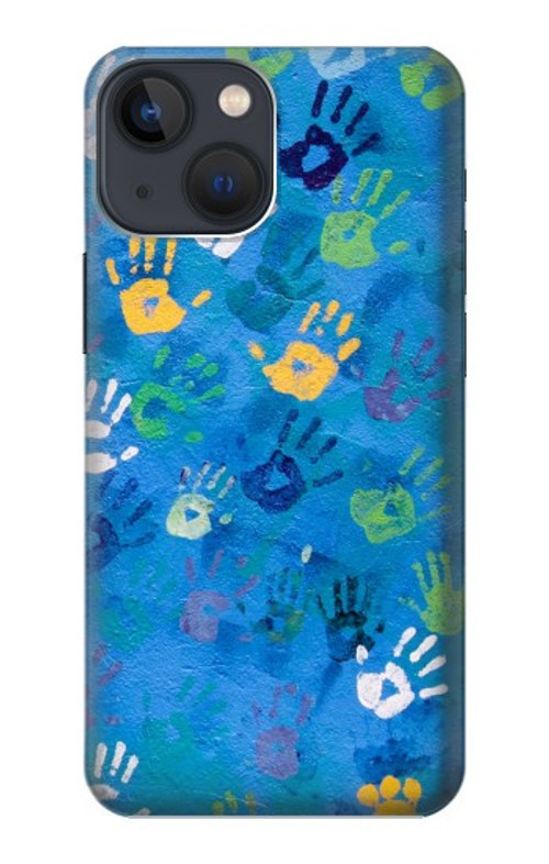 S3403 Hand Print Case Cover Custodia per iPhone 14 Plus