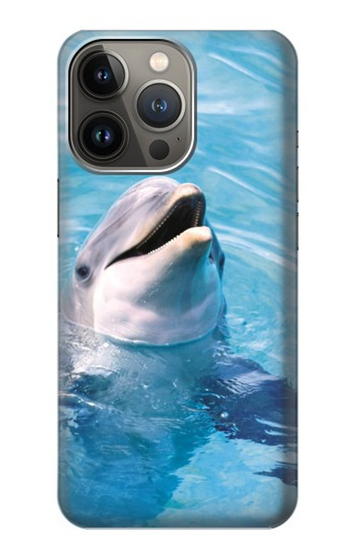 S1291 Dolphin Case Cover Custodia per iPhone 14 Pro Max