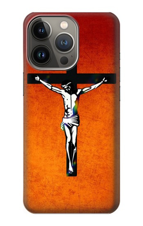 S2421 Jesus Christ On The Cross Case Cover Custodia per iPhone 14 Pro Max