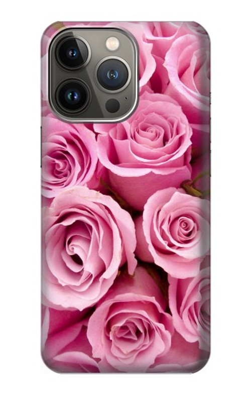 S2943 Pink Rose Case Cover Custodia per iPhone 14 Pro Max