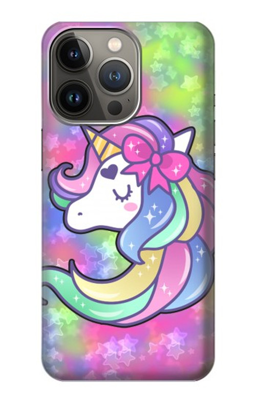 S3264 Pastel Unicorn Case Cover Custodia per iPhone 14 Pro Max