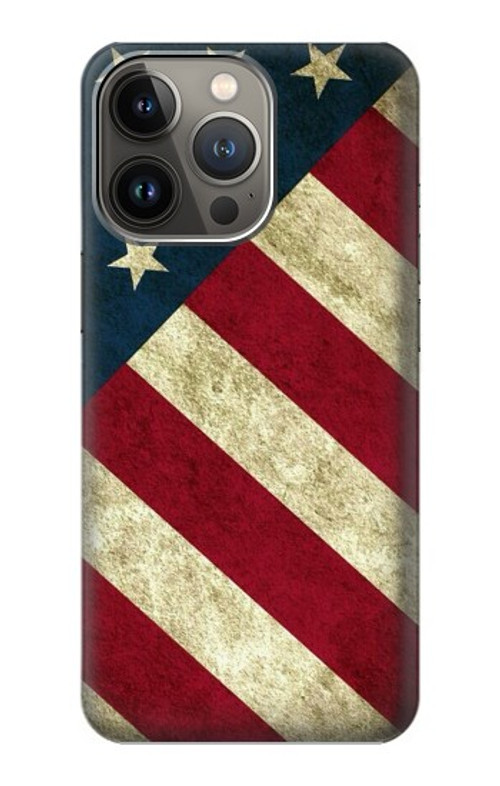 S3295 US National Flag Case Cover Custodia per iPhone 14 Pro Max