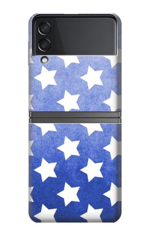 S2481 Star Pattern Case Cover Custodia per Samsung Galaxy Z Flip 4 S2481 Star Pattern Case Cover Custodia per Samsung Galaxy Z Flip 4