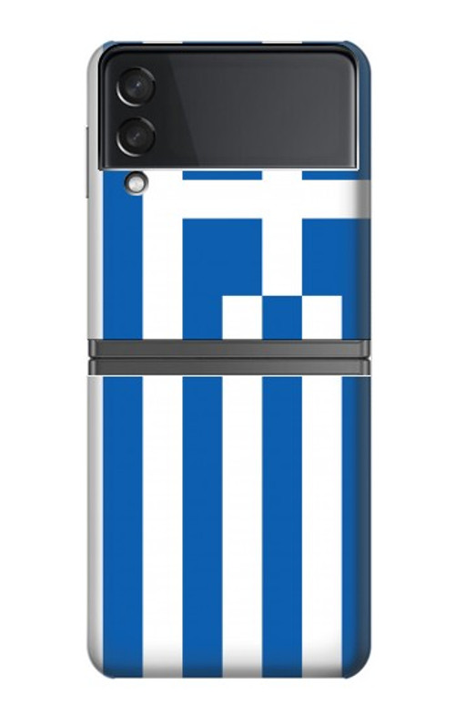 S3102 Flag of Greece Case Cover Custodia per Samsung Galaxy Z Flip 4 S3102 Flag of Greece Case Cover Custodia per Samsung Galaxy Z Flip 4