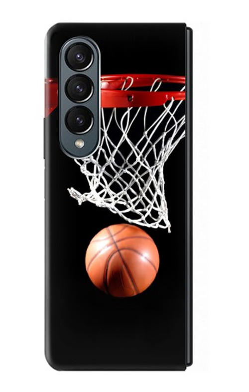 S0066 Basketball Case Cover Custodia per Samsung Galaxy Z Fold 4 S0066 Basketball Case Cover Custodia per Samsung Galaxy Z Fold 4