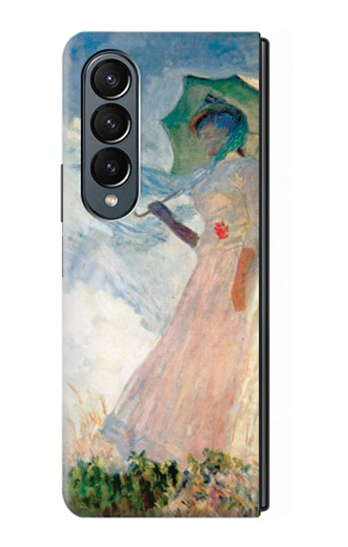 S0998 Claude Monet Woman with a Parasol Case Cover Custodia per Samsung Galaxy Z Fold 4 S0998 Claude Monet Woman with a Parasol Case Cover Custodia per Samsung Galaxy Z Fold 4