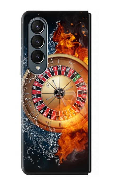 S2289 Roulette Casino Gamble Case Cover Custodia per Samsung Galaxy Z Fold 4 S2289 Roulette Casino Gamble Case Cover Custodia per Samsung Galaxy Z Fold 4