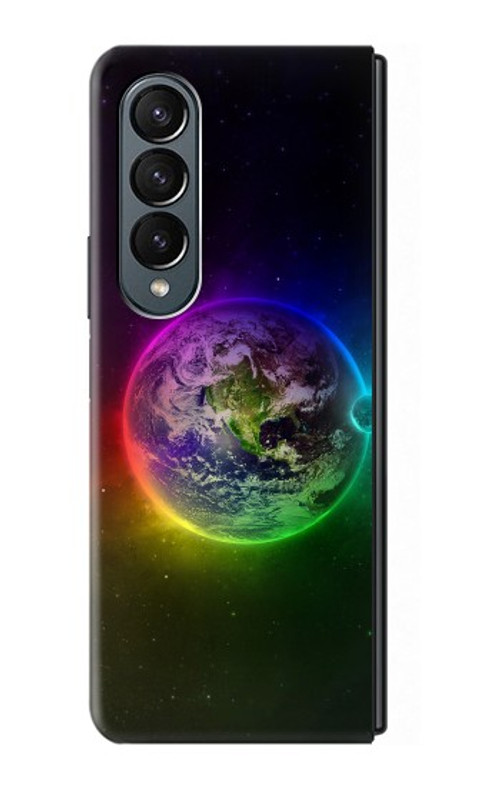 S2570 Colorful Planet Case Cover Custodia per Samsung Galaxy Z Fold 4