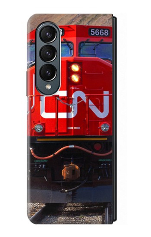 S2774 Train Canadian National Railway Case Cover Custodia per Samsung Galaxy Z Fold 4 S2774 Train Canadian National Railway Case Cover Custodia per Samsung Galaxy Z Fold 4
