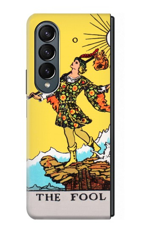S2810 Tarot Card The Fool Case Cover Custodia per Samsung Galaxy Z Fold 4 S2810 Tarot Card The Fool Case Cover Custodia per Samsung Galaxy Z Fold 4