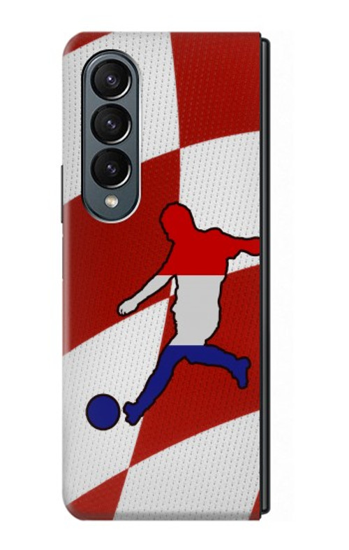 S2993 Croatia Football Soccer Case Cover Custodia per Samsung Galaxy Z Fold 4 S2993 Croatia Football Soccer Case Cover Custodia per Samsung Galaxy Z Fold 4