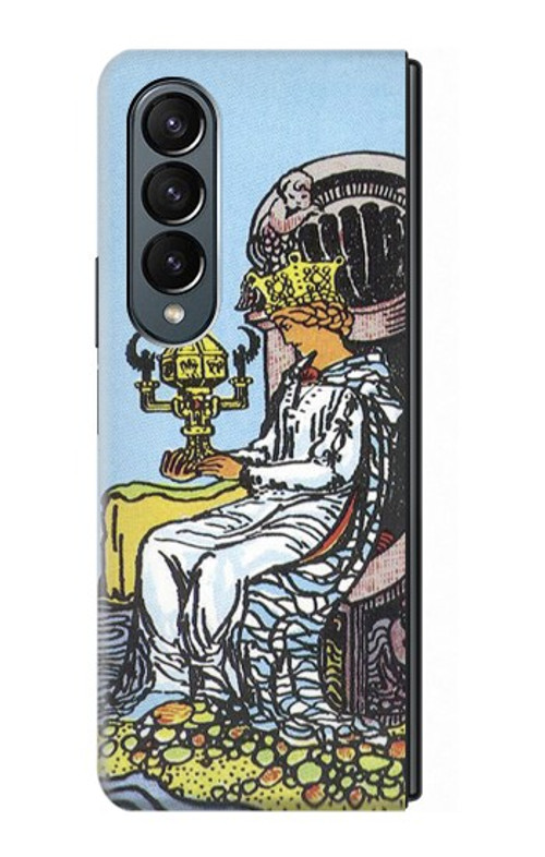 S3067 Tarot Card Queen of Cups Case Cover Custodia per Samsung Galaxy Z Fold 4 S3067 Tarot Card Queen of Cups Case Cover Custodia per Samsung Galaxy Z Fold 4