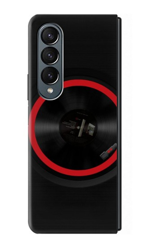 S3531 Spinning Record Player Case Cover Custodia per Samsung Galaxy Z Fold 4