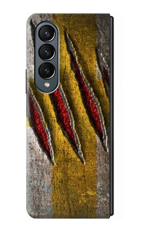 S3603 Wolverine Claw Slash Case Cover Custodia per Samsung Galaxy Z Fold 4