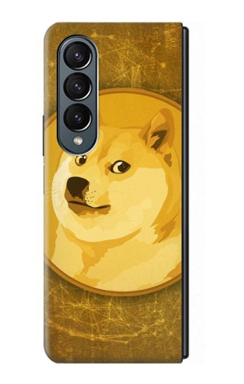 S3826 Dogecoin Shiba Case Cover Custodia per Samsung Galaxy Z Fold 4