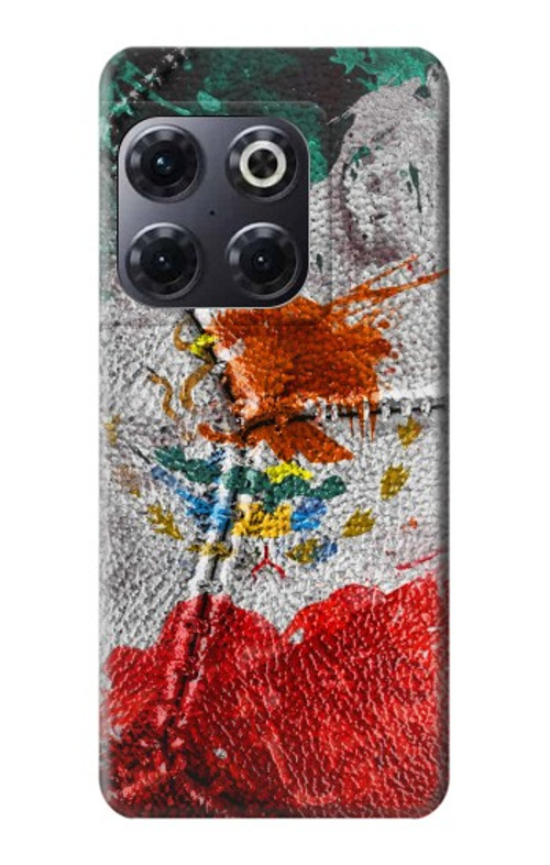 S3314 Mexico Flag Vinatage Football Graphic Case Cover Custodia per OnePlus 10T