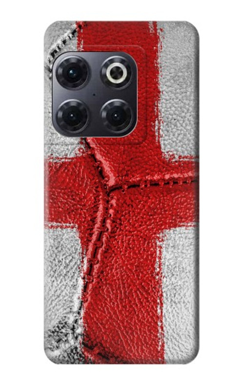 S3316 England Flag Vintage Football Graphic Case Cover Custodia per OnePlus 10T