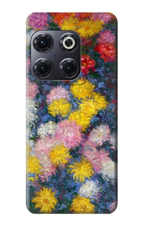 S3342 Claude Monet Chrysanthemums Case Cover Custodia per OnePlus 10T