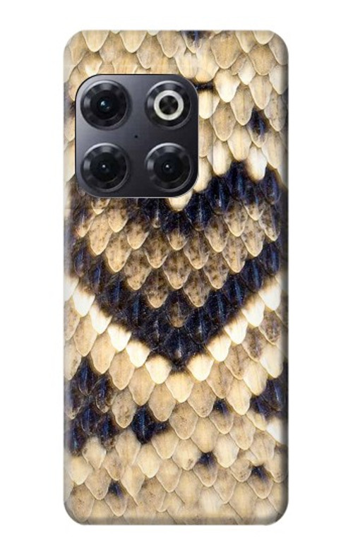 S3417 Diamond Rattle Snake Graphic Print Case Cover Custodia per OnePlus 10T