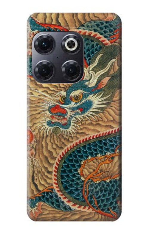 S3541 Dragon Cloud Painting Case Cover Custodia per OnePlus 10T