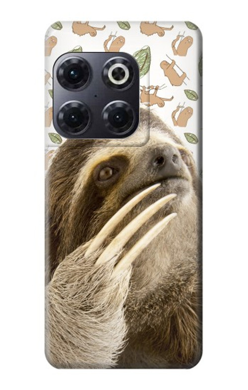 S3559 Sloth Pattern Case Cover Custodia per OnePlus 10T