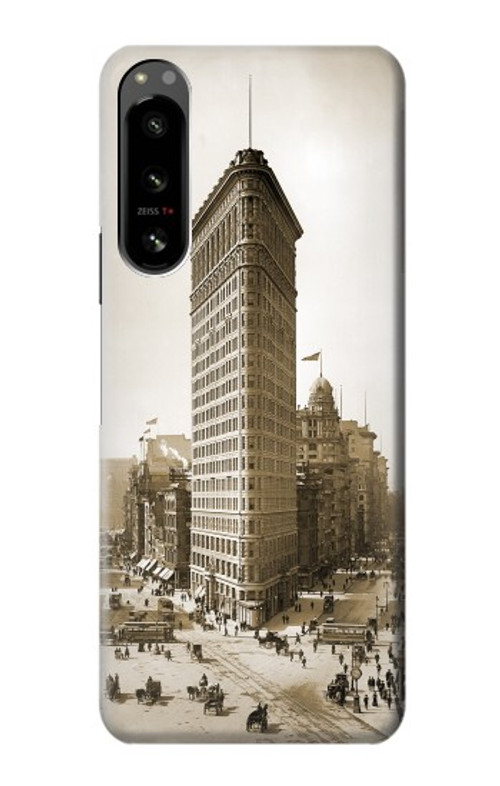 S3046 Old New York Flatiron Building Case Cover Custodia per Sony Xperia 5 IV