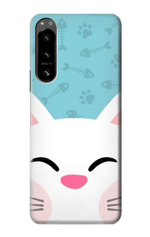 S3542 Cute Cat Cartoon Case Cover Custodia per Sony Xperia 5 IV