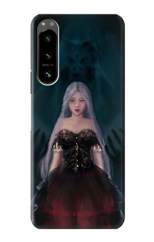 S3847 Lilith Devil Bride Gothic Girl Skull Grim Reaper Case Cover Custodia per Sony Xperia 5 IV