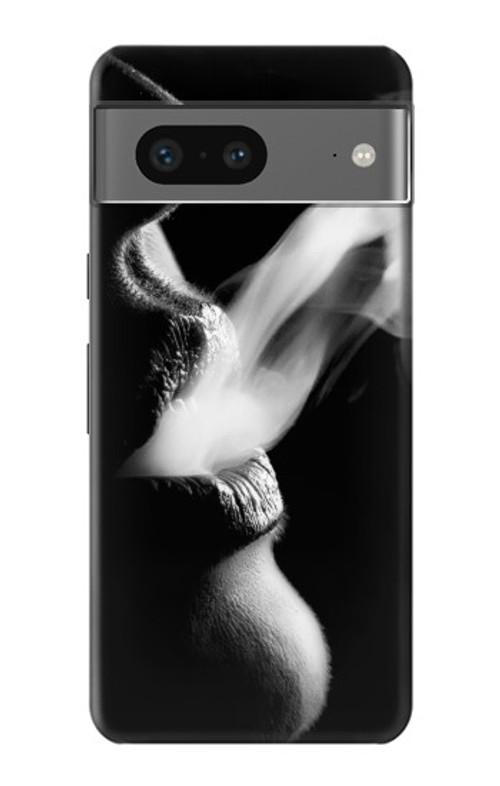 S0917 Sexy Lip Girl Smoking Case Cover Custodia per Google Pixel 7