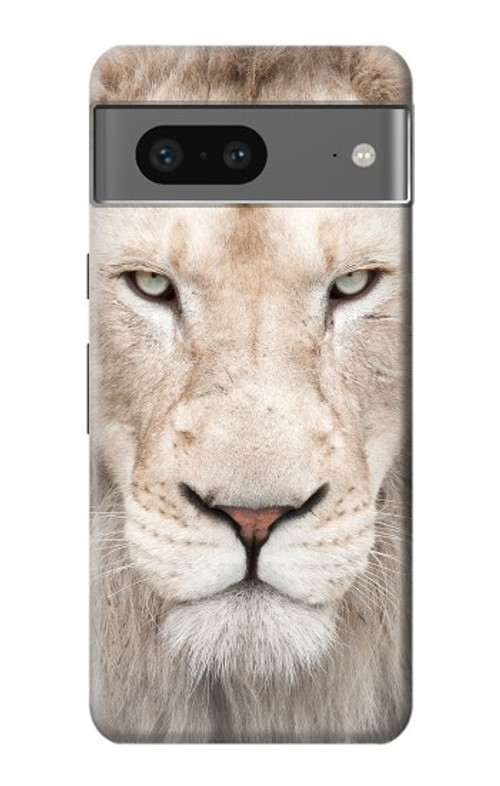 S2399 White Lion Face Case Cover Custodia per Google Pixel 7