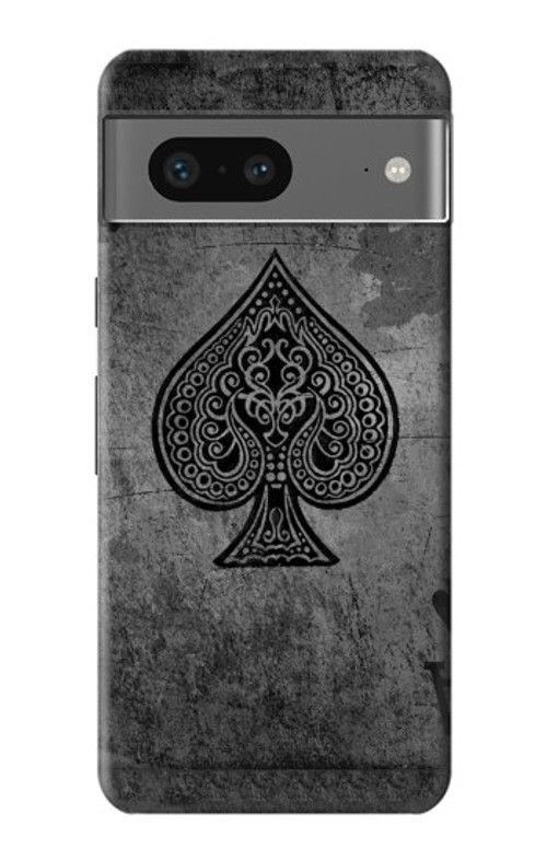 S3446 Black Ace Spade Case Cover Custodia per Google Pixel 7