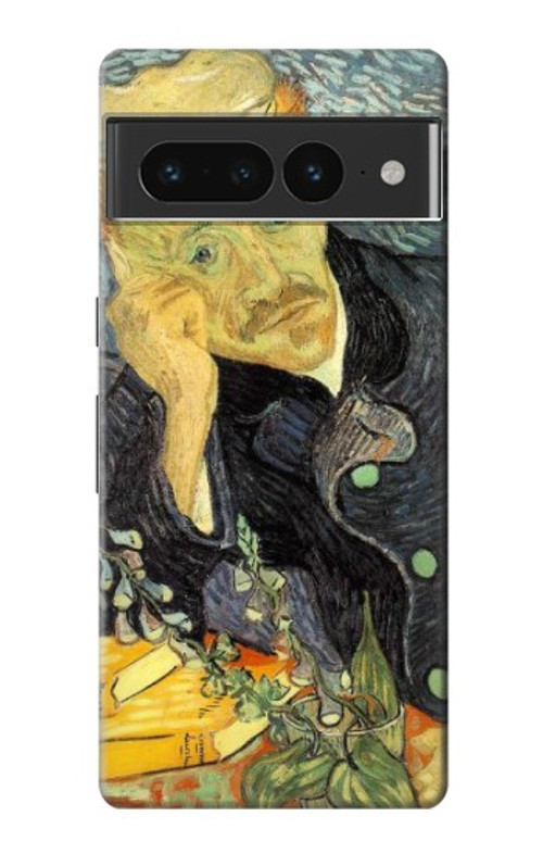 S0212 Van Gogh Portrait of Dr. Gachet Case Cover Custodia per Google Pixel 7 Pro