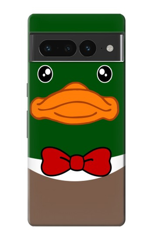 S2762 Green Head Mallard Duck Tuxedo Cartoon Case Cover Custodia per Google Pixel 7 Pro