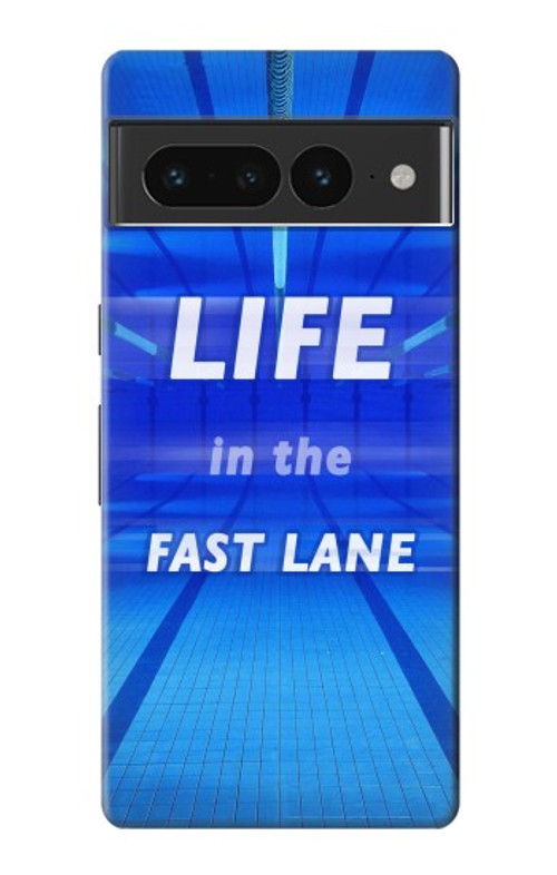 S3136 Life in the Fast Lane Swimming Pool Case Cover Custodia per Google Pixel 7 Pro