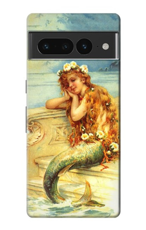 S3184 Little Mermaid Painting Case Cover Custodia per Google Pixel 7 Pro