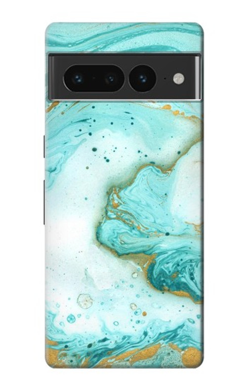 S3399 Green Marble Graphic Print Case Cover Custodia per Google Pixel 7 Pro