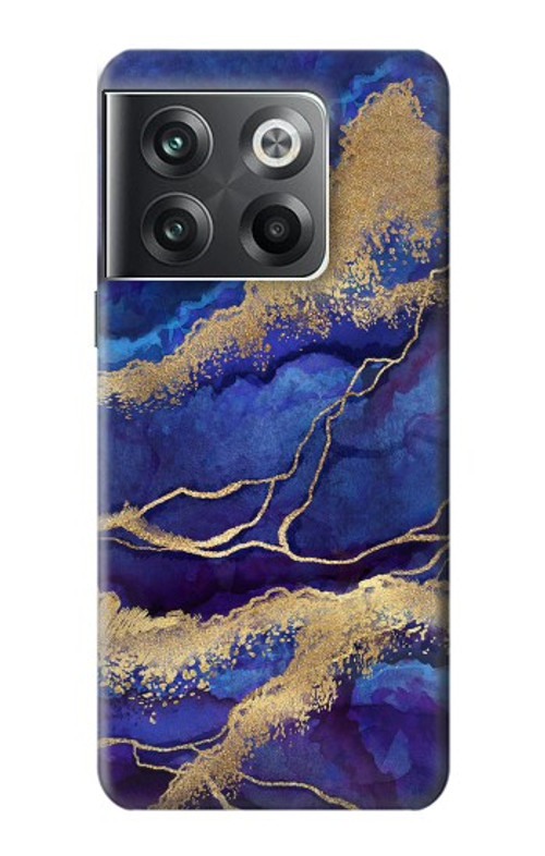 S3906 Navy Blue Purple Marble Case Cover Custodia per OnePlus Ace Pro