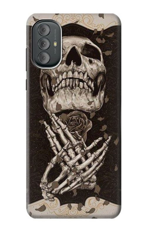 S1676 Skull Rose Case Cover Custodia per Motorola Moto G Power 2022, G Play 2023