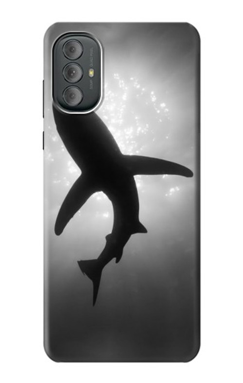 S2367 Shark Monochrome Case Cover Custodia per Motorola Moto G Power 2022, G Play 2023 S2367 Shark Monochrome Case Cover Custodia per Motorola Moto G Power 2022, G Play 2023