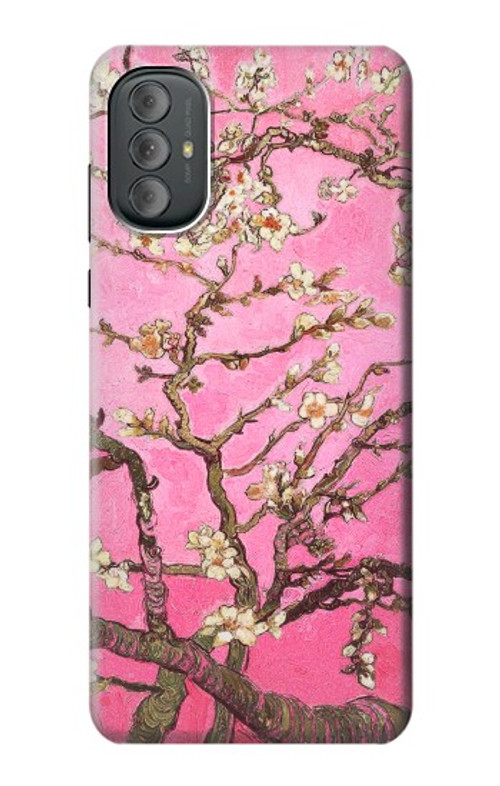 S2449 Pink Blossoming Almond Tree Van Gogh Case Cover Custodia per Motorola Moto G Power 2022, G Play 2023 S2449 Pink Blossoming Almond Tree Van Gogh Case Cover Custodia per Motorola Moto G Power 2022, G Play 2023