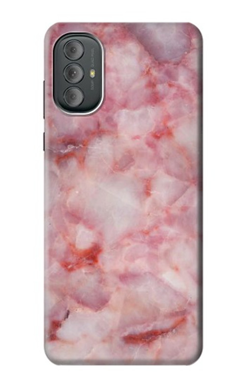 S2843 Pink Marble Texture Case Cover Custodia per Motorola Moto G Power 2022, G Play 2023