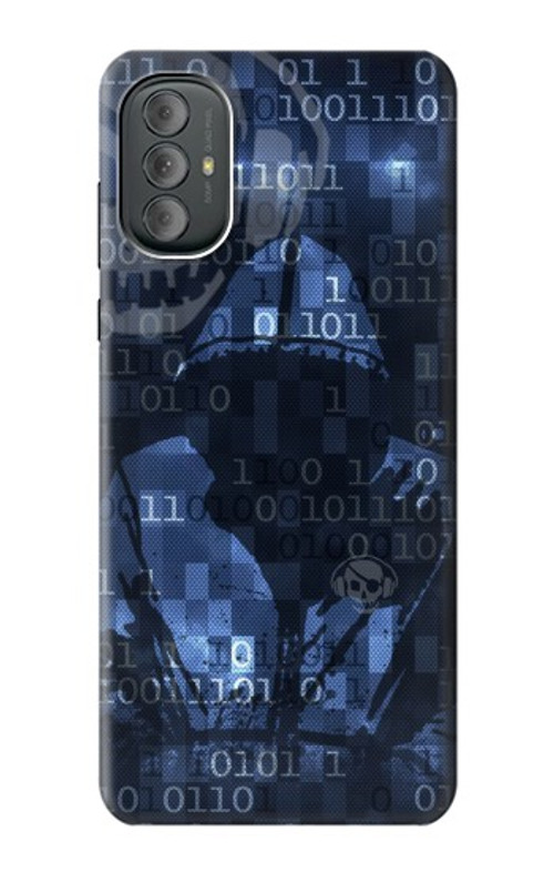 S3431 Digital Code Cyber Hacker Case Cover Custodia per Motorola Moto G Power 2022, G Play 2023