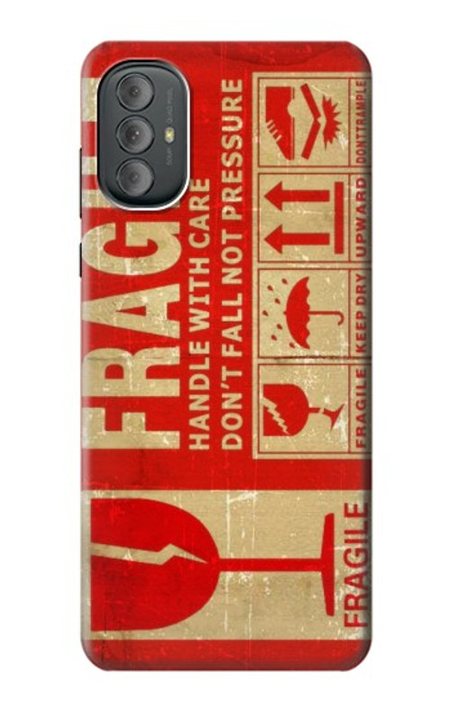 S3552 Vintage Fragile Label Art Case Cover Custodia per Motorola Moto G Power 2022, G Play 2023