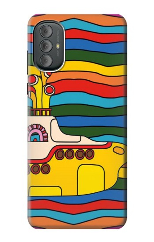 S3599 Hippie Submarine Case Cover Custodia per Motorola Moto G Power 2022, G Play 2023