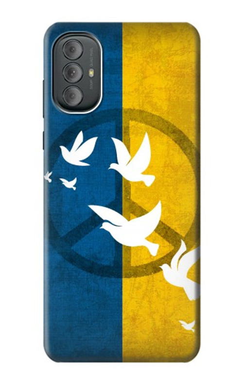 S3857 Peace Dove Ukraine Flag Case Cover Custodia per Motorola Moto G Power 2022, G Play 2023